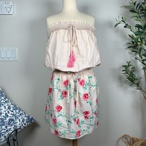 Pampelone Olbia Mini Strapless Dress